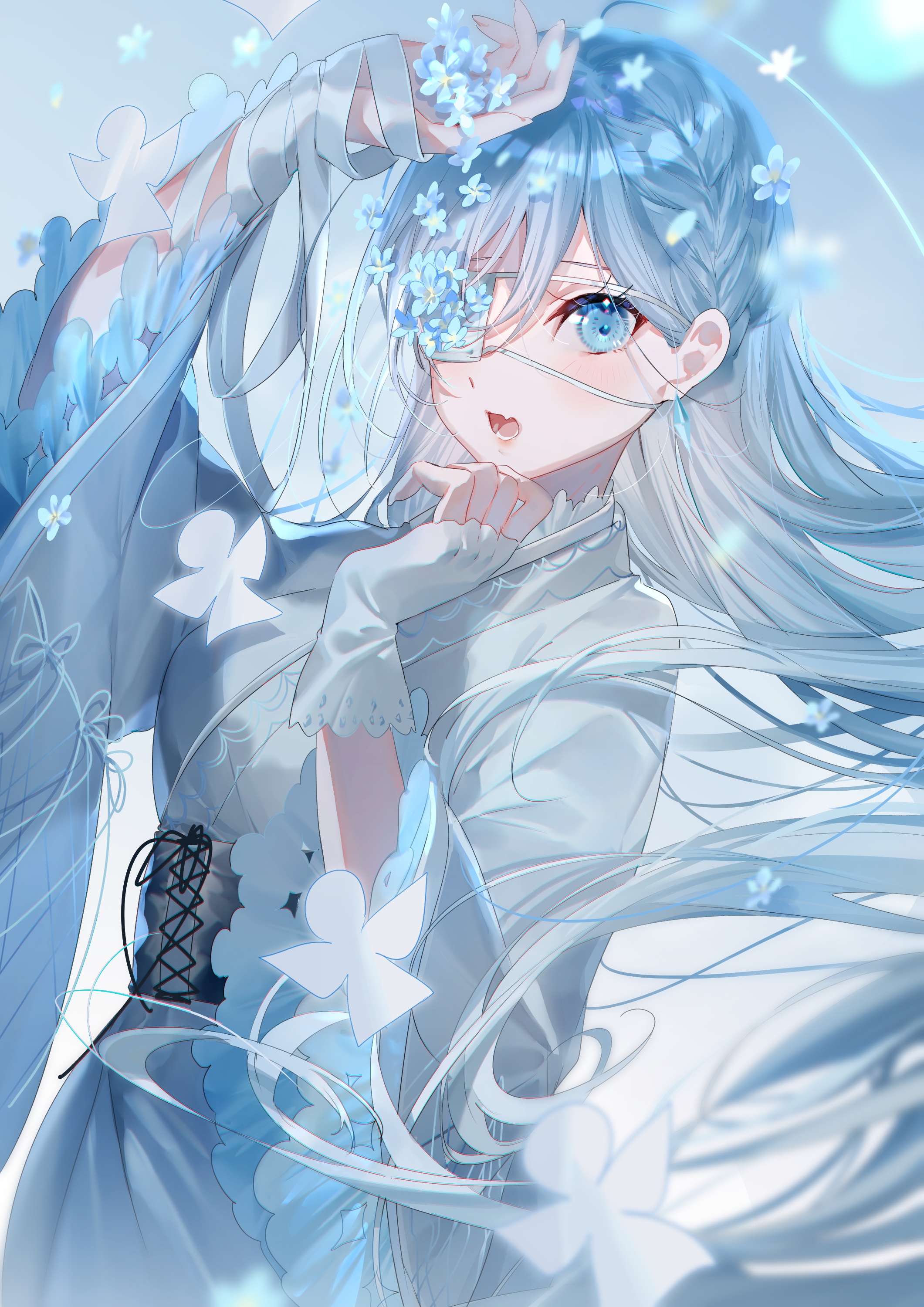 miwano ragu bandages eyepatch japanese clothes 1000773 yande.re